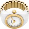 imageFossil Womens Quartz Stainless Steel TwoHand Watch RingGoldWhite