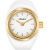imageFossil Womens Quartz Stainless Steel TwoHand Watch RingGoldWhite