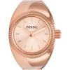 imageFossil Womens Quartz Stainless Steel TwoHand Watch RingRose Gold