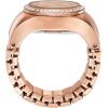imageFossil Womens Quartz Stainless Steel TwoHand Watch RingRose Gold Glitz