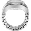 imageFossil Womens Quartz Stainless Steel TwoHand Watch RingSilver Glitz