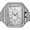 imageFossil Womens Quartz Stainless Steel TwoHand Watch RingSilver Raquel