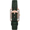 imageFossil Womens Raquel Quartz Stainless Steel ThreeHand WatchGreen LeatherRose Gold