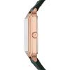 imageFossil Womens Raquel Quartz Stainless Steel ThreeHand WatchGreen LeatherRose Gold