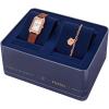 imageFossil Womens Raquel Quartz Stainless Steel ThreeHand WatchRed LeatherRose Gold Gift Set