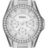 imageFossil Womens Riley Stainless Steel Multifunction WatchSilver