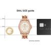 imageFossil Womens Riley Stainless Steel Multifunction WatchTan LeatherRose Gold