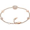 imageFossil Womens Rose GoldTone Stainless Steel Chain or Beaded Bracelet for WomenRose Gold Glitz Disc