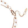 imageFossil Womens Rose GoldTone Stainless Steel Chain or Beaded Bracelet for WomenRose GoldRose Quartz