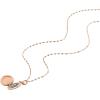 imageFossil Womens Rose GoldTone Stainless Steel Pendant Chain Necklace for WomenRose Gold Locket