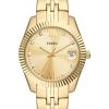 imageFossil Womens Scarlette Mini Quartz Stainless Steel ThreeHand Watch Color GoldGold Model ES5338