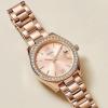 imageFossil Womens Scarlette Mini Quartz Stainless Steel ThreeHand Watch Color Rose Gold Glitz Model ES4318