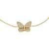 imageFossil Womens Stainless Steel Chain BraceletGold Glitz Sutton Butterfly