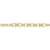 imageFossil Womens Stainless Steel Chain BraceletGold Heritage Double DLink Chain