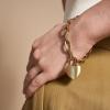 imageFossil Womens Stainless Steel Chain BraceletHarlow Gold Heart Chain