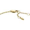 imageFossil Womens Stainless Steel Chain BraceletHarlow Gold Heart Station