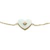 imageFossil Womens Stainless Steel Chain BraceletMOP Heart