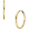 imageFossil Womens Stainless Steel DangleDrop or Hoop Earrings for WomenGold 25mm Hoop