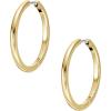 imageFossil Womens Stainless Steel DangleDrop or Hoop Earrings for WomenGold 25mm Hoop