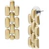 imageFossil Womens Stainless Steel DangleDrop or Hoop Earrings for WomenGold Arden Dangle
