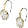 imageFossil Womens Stainless Steel DangleDrop or Hoop Earrings for WomenGold Classic MOP Disc