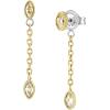 imageFossil Womens Stainless Steel DangleDrop or Hoop Earrings for WomenGold Glitz Chain Drop