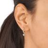 imageFossil Womens Stainless Steel DangleDrop or Hoop Earrings for WomenGold Glitz Heart Dangle