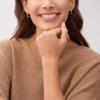 imageFossil Womens Stainless Steel DangleDrop or Hoop Earrings for WomenGold Glitz Huggie Hoop