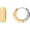 imageFossil Womens Stainless Steel DangleDrop or Hoop Earrings for WomenGoldSilver Ellis Hoop