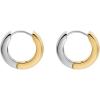 imageFossil Womens Stainless Steel DangleDrop or Hoop Earrings for WomenGoldSilver Ellis Hoop