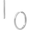 imageFossil Womens Stainless Steel DangleDrop or Hoop Earrings for WomenSilver Medium Hoop