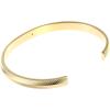 imageFossil Womens Stainless Steel GoldTone Bangle BraceletHarlow Gold Linear Bangle