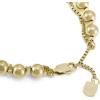 imageFossil Womens Stainless Steel GoldTone Beaded BraceletGold Beaded