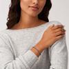 imageFossil Womens Stainless Steel GoldTone Beaded BraceletGold Lapis Bead