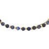 imageFossil Womens Stainless Steel GoldTone Beaded BraceletGold Lapis Bead