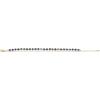 imageFossil Womens Stainless Steel GoldTone Beaded BraceletGold Lapis Bead