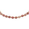 imageFossil Womens Stainless Steel GoldTone Beaded BraceletGoldPink Rhodochrosite