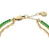 imageFossil Womens Stainless Steel GoldTone Beaded BraceletHeritage Green Chain