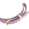 imageFossil Womens Stainless Steel and Genuine Leather Bracelet for WomenDlink Purple