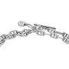 imageFossil Womens Sterling Silver or SilverTone Stainless Steel Chain Bracelet for WomenHeritage Double Wrap