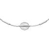 imageFossil Womens Sterling Silver or SilverTone Stainless Steel Chain Bracelet for WomenSilverMOP Chain