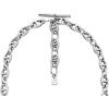 imageFossil Womens Sterling Silver or SilverTone Stainless Steel Pendant Chain Necklace for WomenHeritage DLink Chain