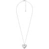 imageFossil Womens Sterling Silver or SilverTone Stainless Steel Pendant Chain Necklace for WomenSilver Heart Pendant