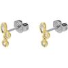 imageFossil Womens Sterling Silver or Stainless Steel Stud Earrings for WomenGold Ellis Et Moi