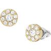 imageFossil Womens Sterling Silver or Stainless Steel Stud Earrings for WomenGold Glitz Disc