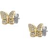 imageFossil Womens Sterling Silver or Stainless Steel Stud Earrings for WomenGold Glitz Sutton Butterfly
