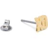 imageFossil Womens Sterling Silver or Stainless Steel Stud Earrings for WomenGold XO Heart Set
