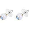 imageFossil Womens Sterling Silver or Stainless Steel Stud Earrings for WomenGoldBlue Bright Bauble