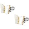 imageFossil Womens Sterling Silver or Stainless Steel Stud Earrings for WomenMOP Butterfly