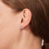 imageFossil Womens Sterling Silver or Stainless Steel Stud Earrings for WomenSilver Glitz Disc